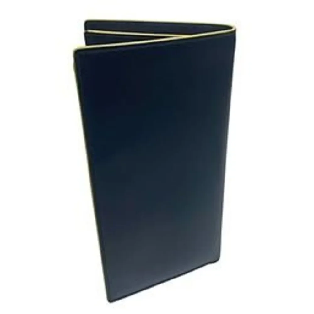 Coach Men's Slim Fashion Soft Leather Black Passport Card Wallet  7 11/16 X 4